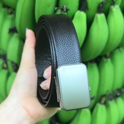 [Giá dùng thử'] Bộ thắt lưng nam 3,5cm, khóa tự động da bò xịn 100% mặt hợp kim mạ điện phân không gỉ (đen, nâu)
