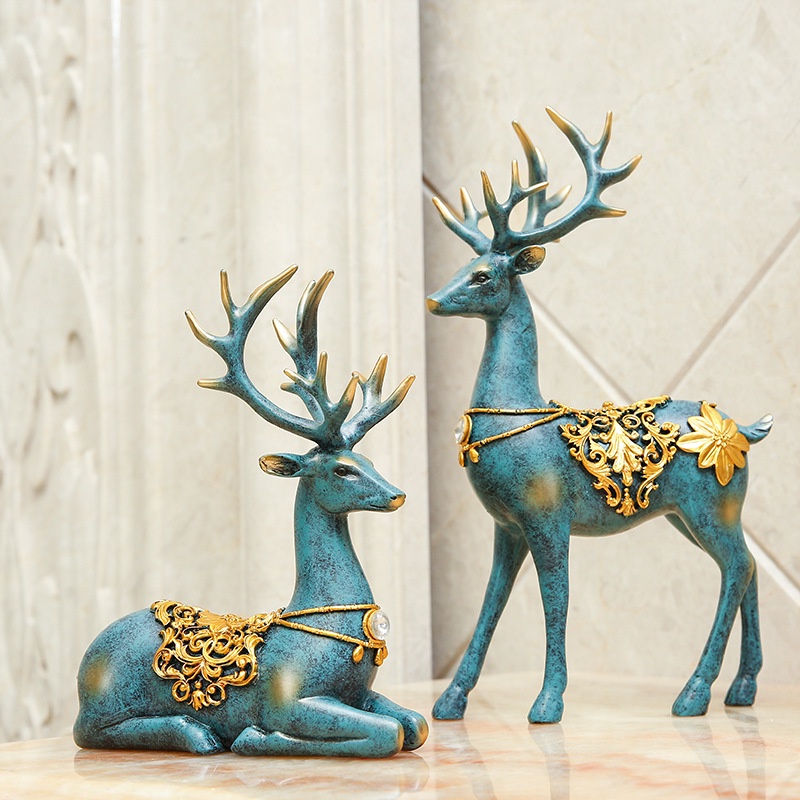 Decor Trang Trí Bộ Hươu Sao Trang Trí Nhà Cửa TimeDecor