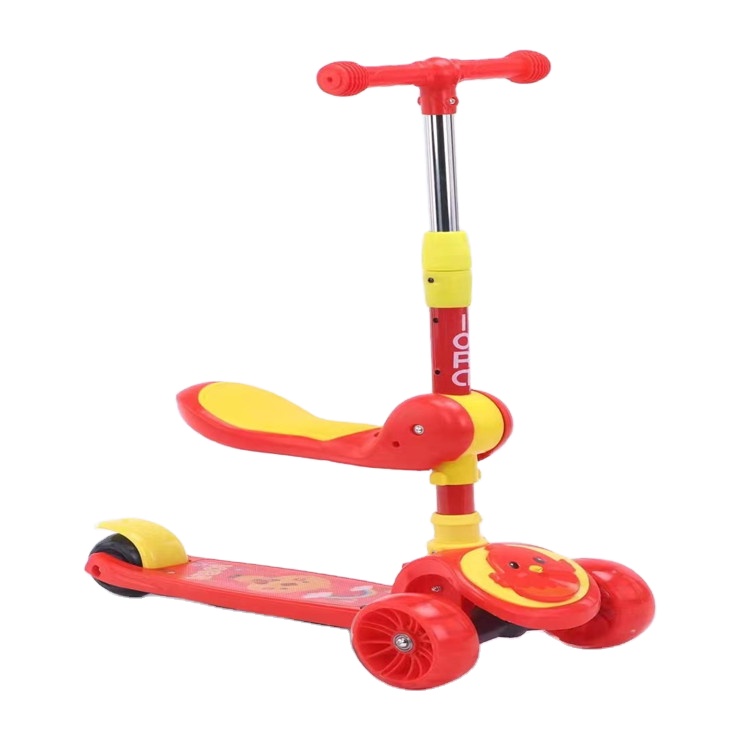 Xe Trượt Scooter Có Đèn Led và Ghế Ngồi Tiện Lợi