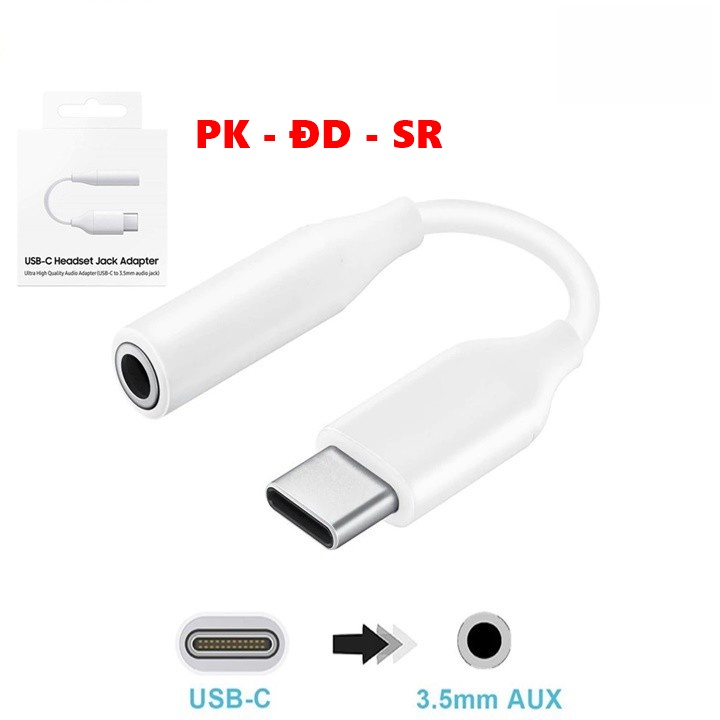 Cáp chuyển đổi cổng type c sang jack 3.5 zin samsung - siêu rẻ