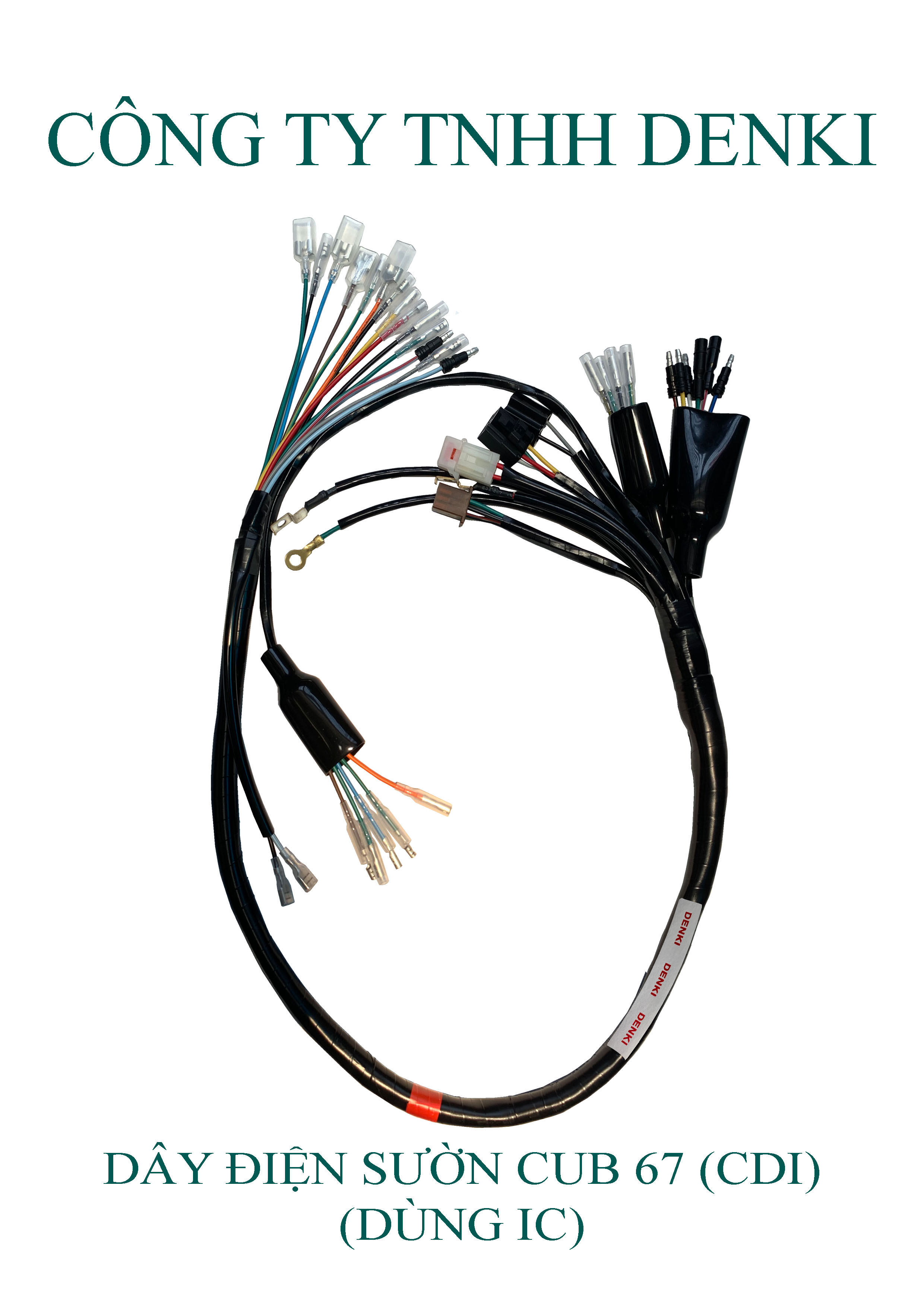 DÂY ĐIỆN SƯỜN XE MÁY CUB 67