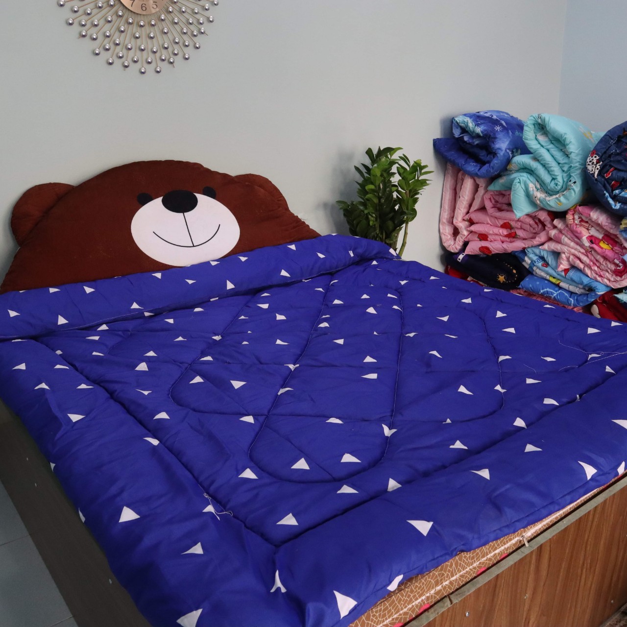 (FreeShip MAX) Chăn bông siêu nhẹ mẫu Hoa lá , chăn bông mùa đông người lớn siêu nhẹ, chăn phao mùa đông chần bông siêu nhẹ giá rẻ (album các mẫu Hoa lá)