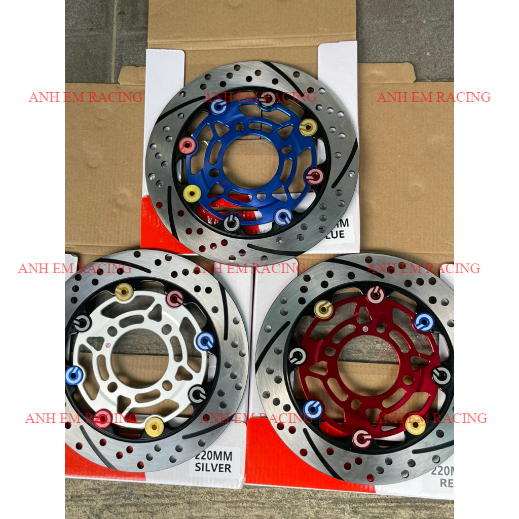 Đĩa thắng brem 220mm lòng nhôm gắn sirius wave dream