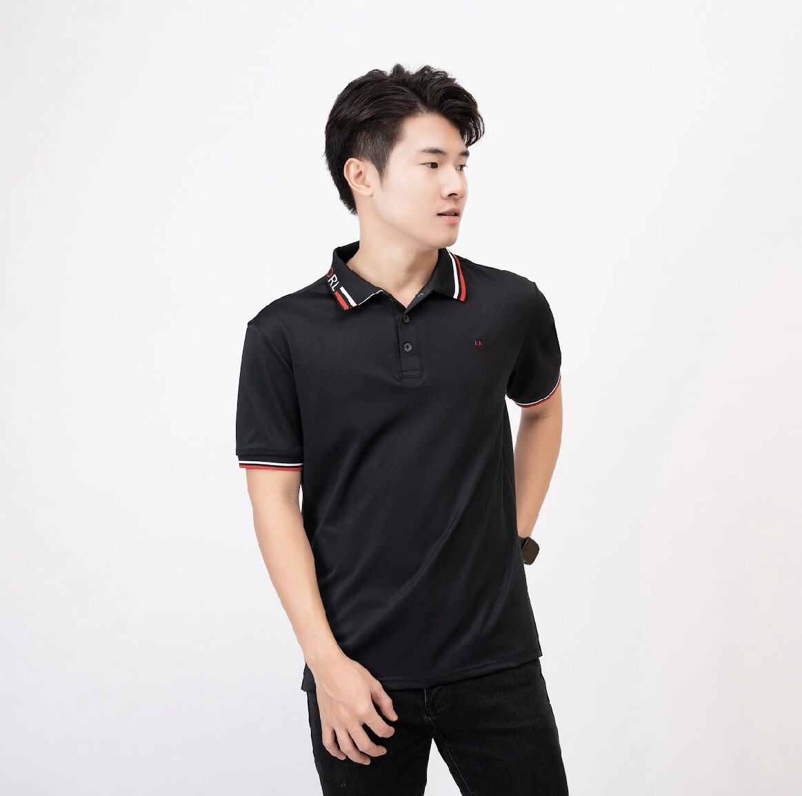 Áo thun polo nam , áo thun cá sấu nam có cổ bẻ phối viền phong cách