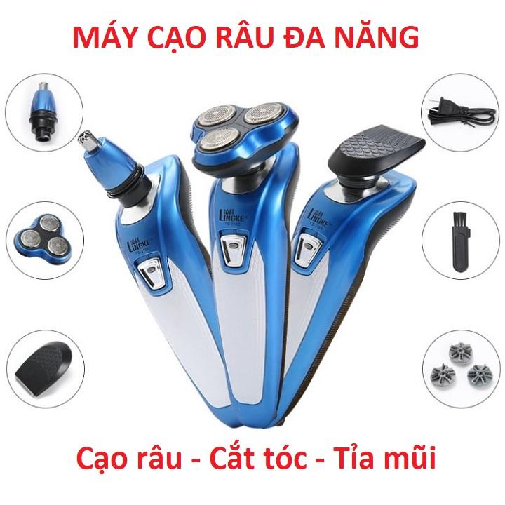 Máy cạo râu đa năng 3 trong 1 - 3 dao kép - Máy cạo râu LINGKE