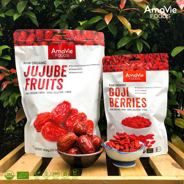 Combo 2 túi táo đỏ + kỷ tử hữu cơ c'lavie