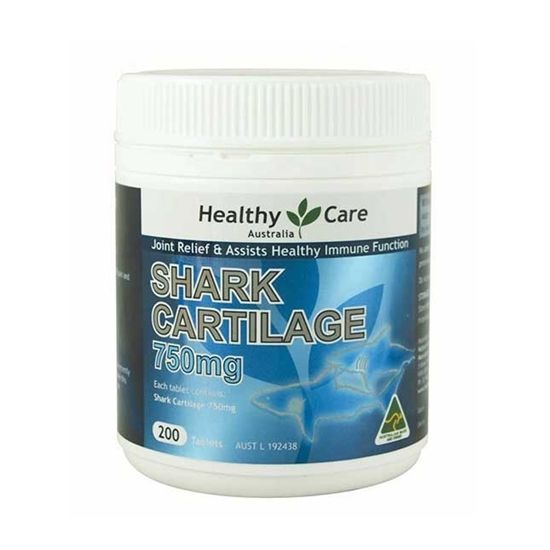 Viên uống sụn vi cá mập healthy care shark cartilage 750mg 200 viên
