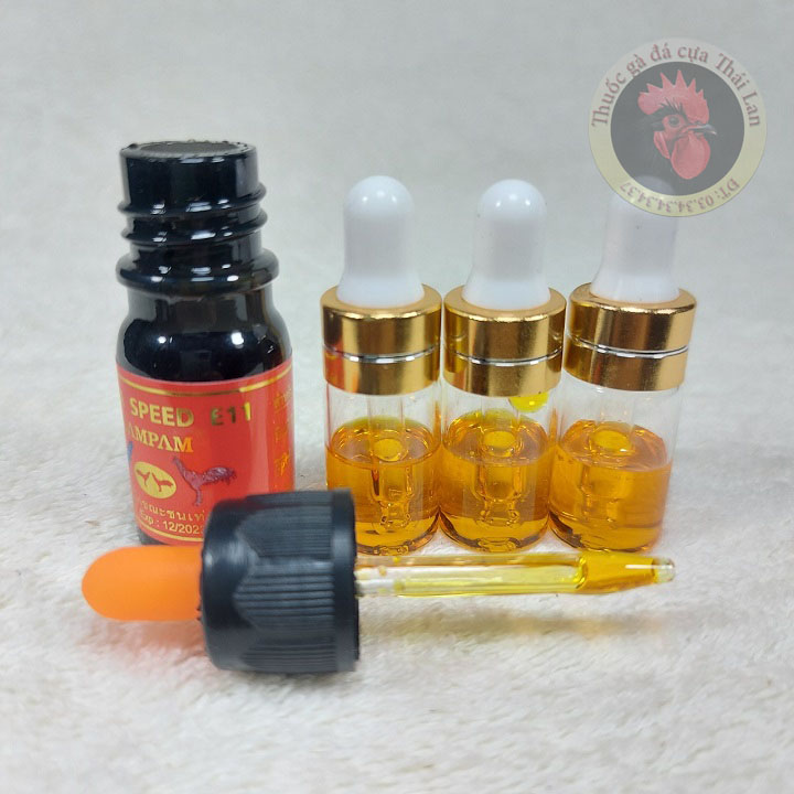 HCM - MEGA SPEED E11 - thuốc gà đá 30 phút cao cấp lampam - lọ chiếc lẻ 2cc