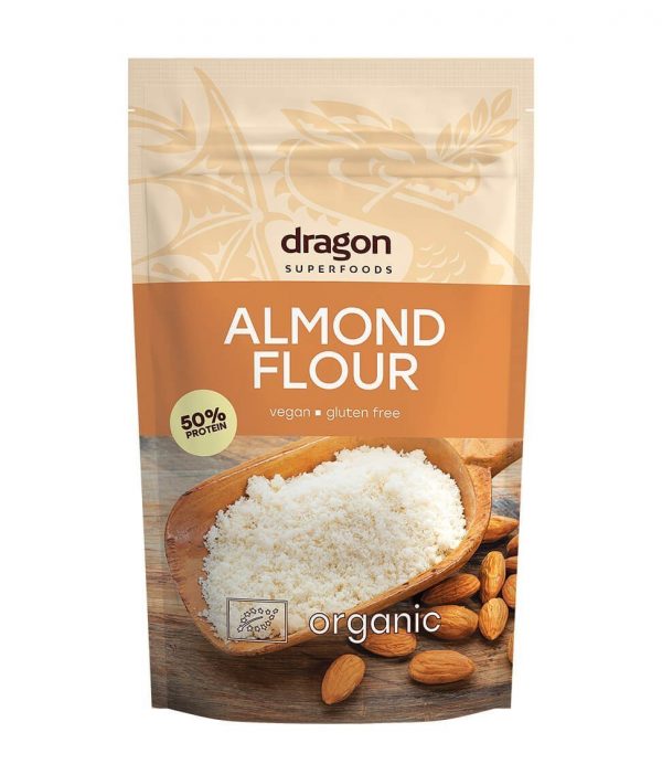 Dragon Superfoods Bột hạnh nhân hữu cơ Organic Almond Flour - 200gr