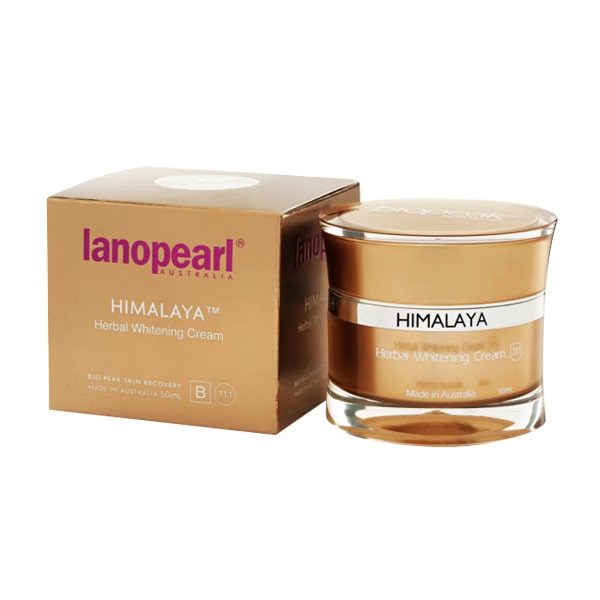 Lanopearl Kem dưỡng trắng da và làm mờ vết thâm nám Himalaya Herbal Whitening Cream LB34 50ml