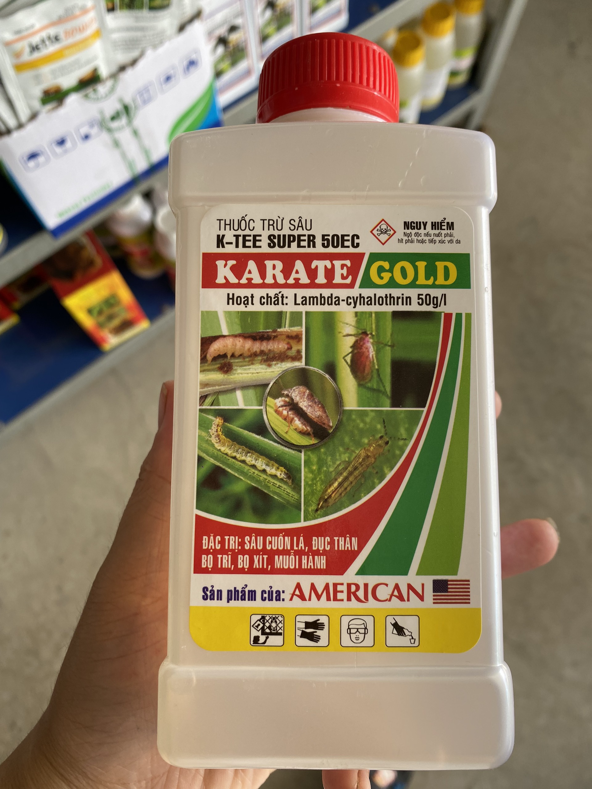 Thuốc trừ sâu Karate Gold - Diệt sâu cuốn lá, đục thân, bọ trĩ, bọ ít, muỗi hành
