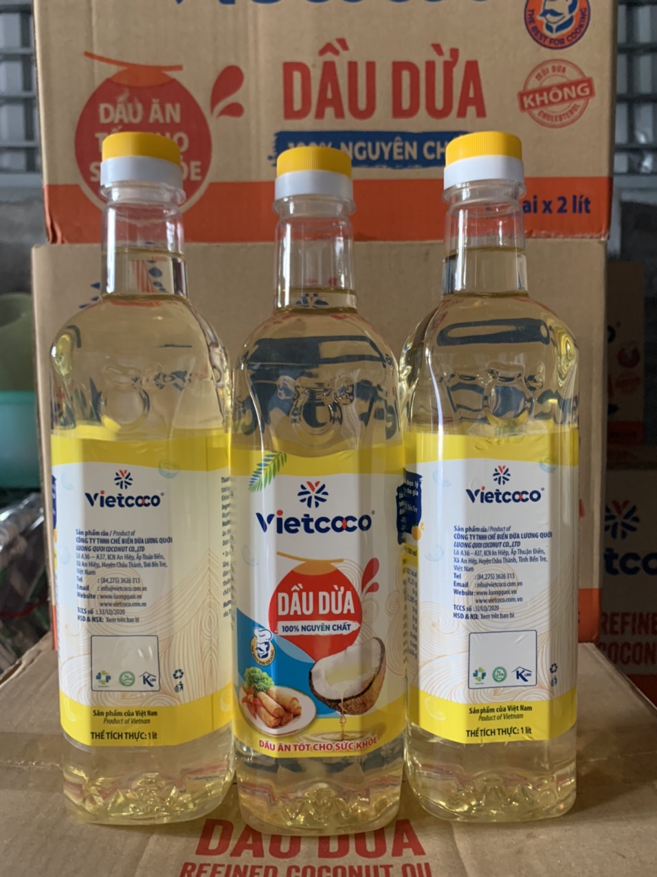 - dầu dừa cooking oil vietcoco - dầu ăn
