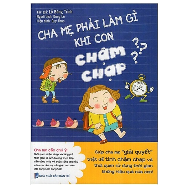 Fahasa - cha mẹ phải làm gì khi con chậm chạp?