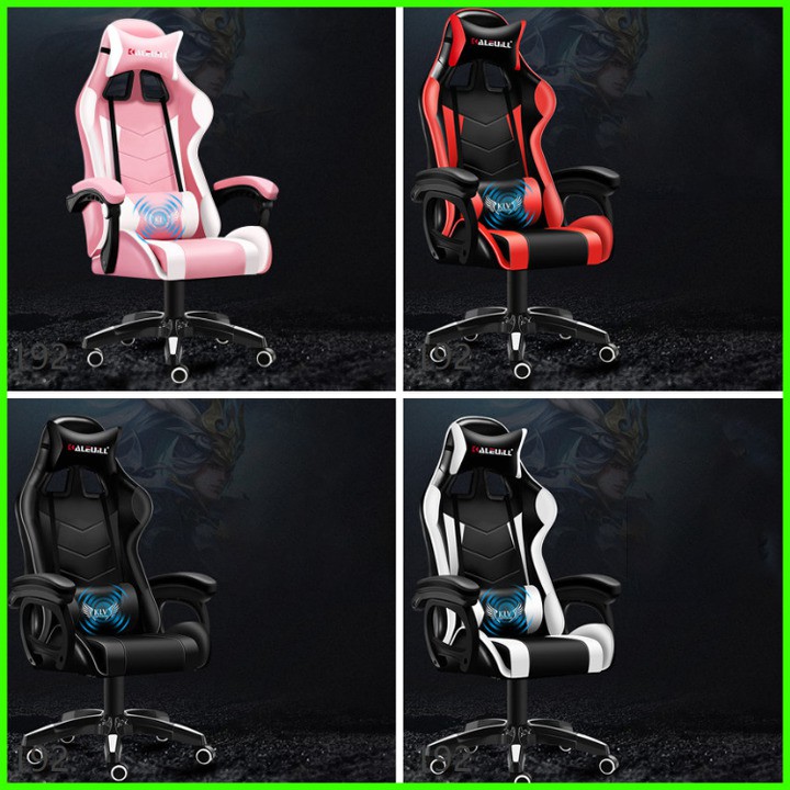 Ghế gaming, Ghế ngồi live treamer có gối massager mới 100%