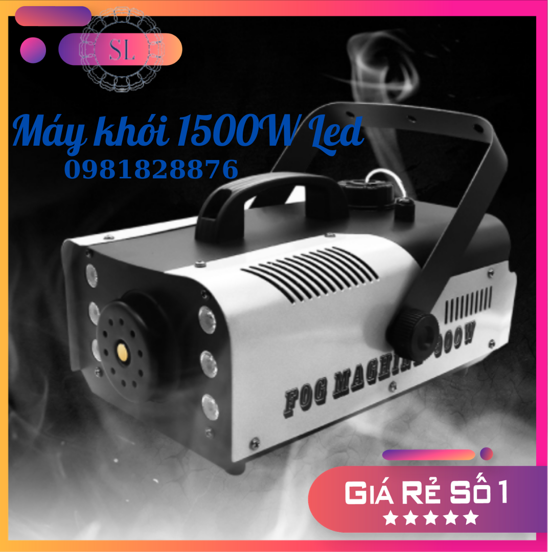 Máy Khói 1500W Có Bóng Led. Tạo Hiệu Ứng Cho Sân Khấu