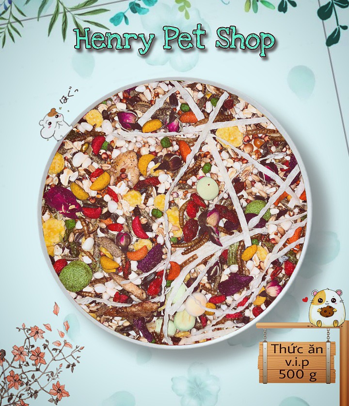 Thức ăn hamster loại vip đặc biệt 500g