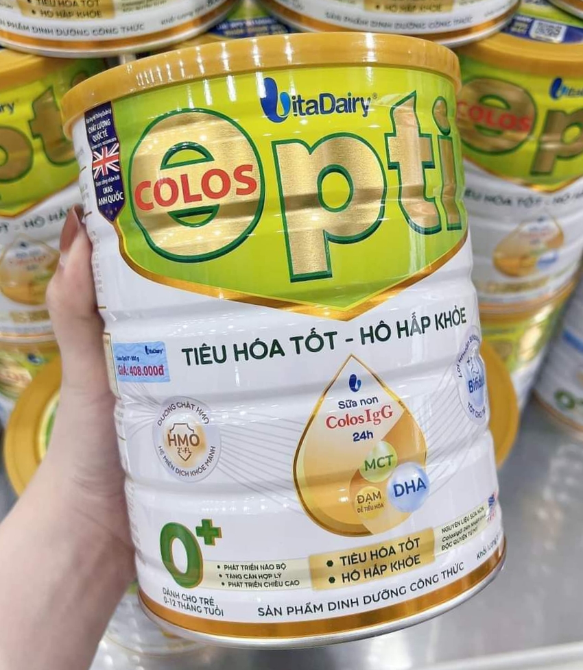 Sữa bột colos opti 0+ 800gr