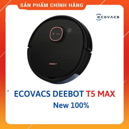 Robot hút bụi lau nhà ECOVACS T5MAX, hàng chính hãng, dòng bán chạy, bảo hành 15 tháng [FREESHIP]