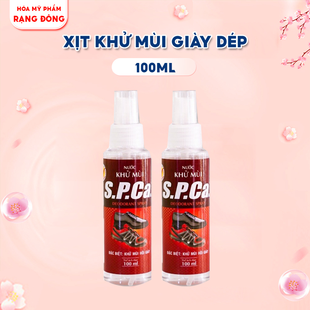 Chai Xịt Khử Mùi Giày SPCa 100ml Khử Mùi Hôi Chân Giúp Khử Mùi, Diệt Khuẩn Hiệu Quả Đến 24h