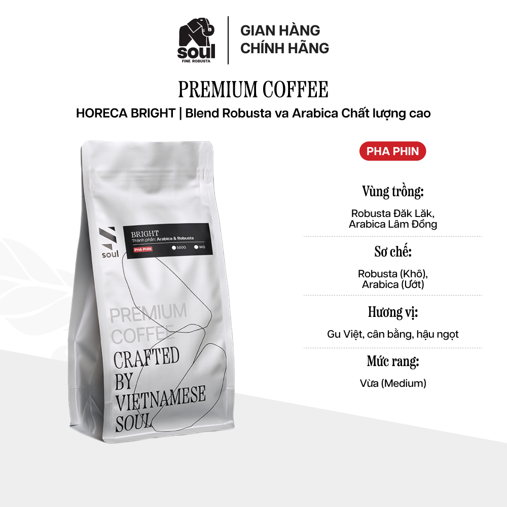Cà phê chất lượng cao | horeca bright - pha phin