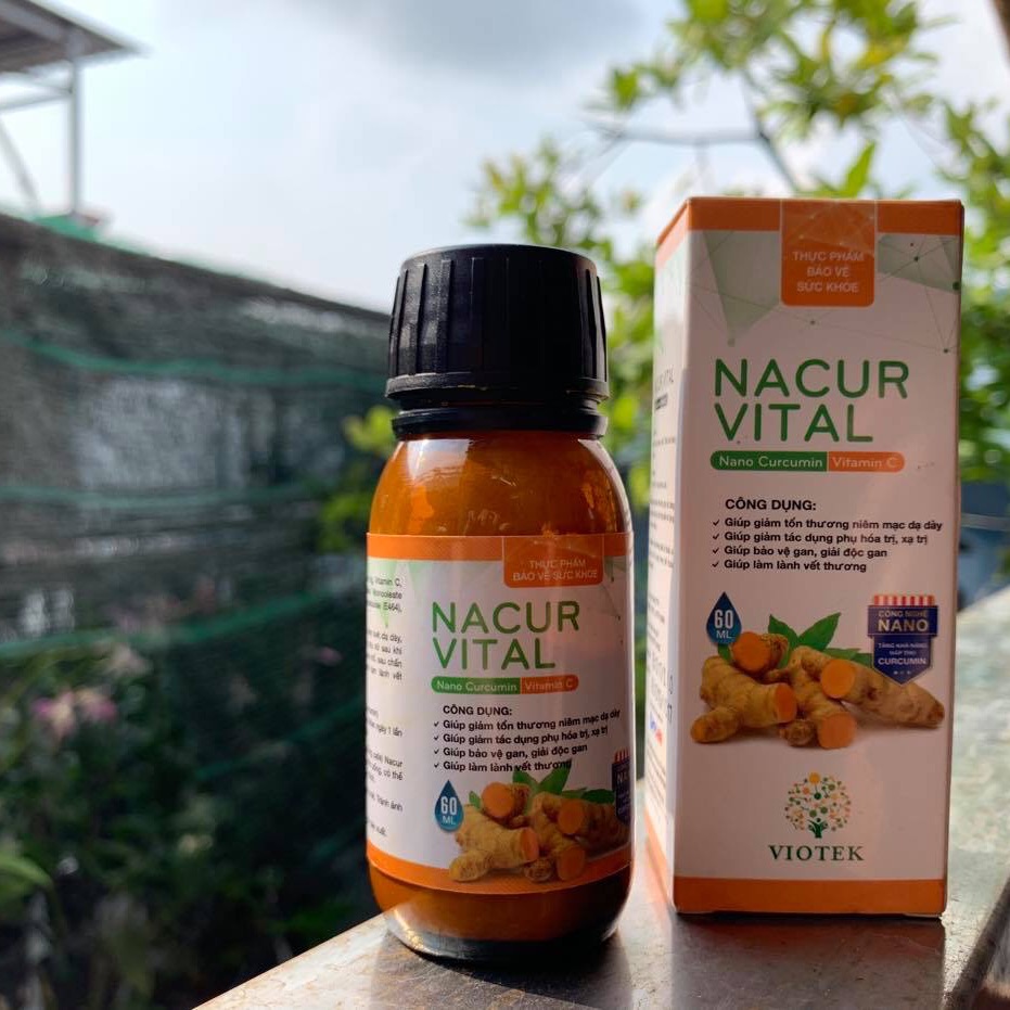 Tinh nghệ nước nano Curcumin thương hiệu Nacurvital