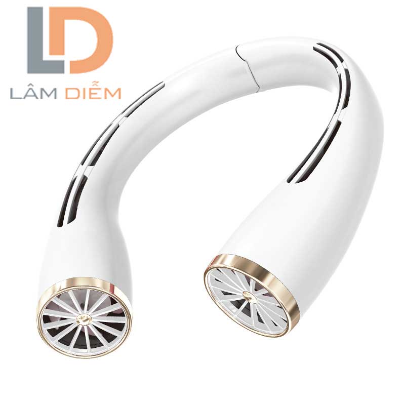 QUẠT ĐEO CỔ PIN SẠC USB 3 CHẾ ĐỘ SIÊU MÁT 2488