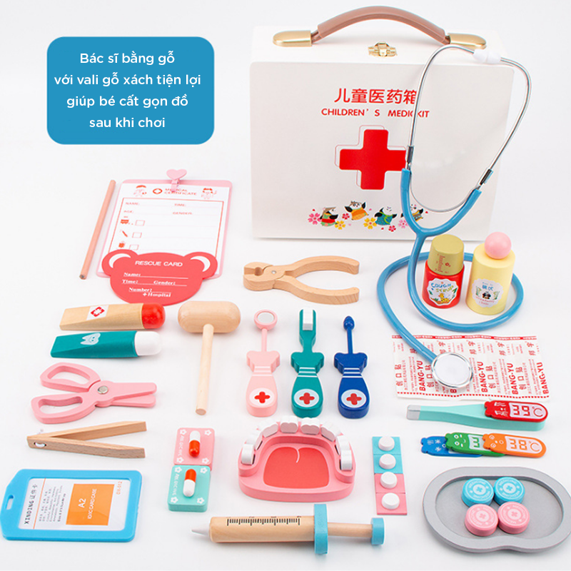 Bộ bác sĩ gỗ Mother Garden - Bác sĩ Nha khoa