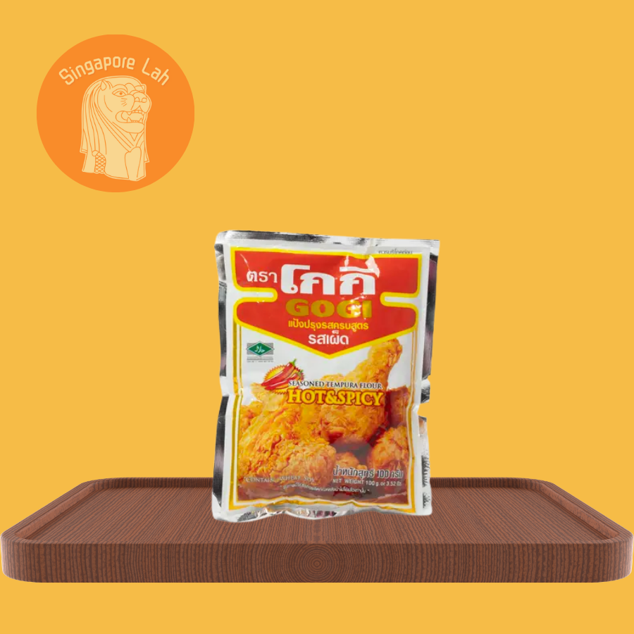 [HSD/EXP: 11/05/25] Gogi Thailand - Bột Tempura chiên cay nóng / Hot and Spicy Seasoned Tempura Flour 100g Thailand