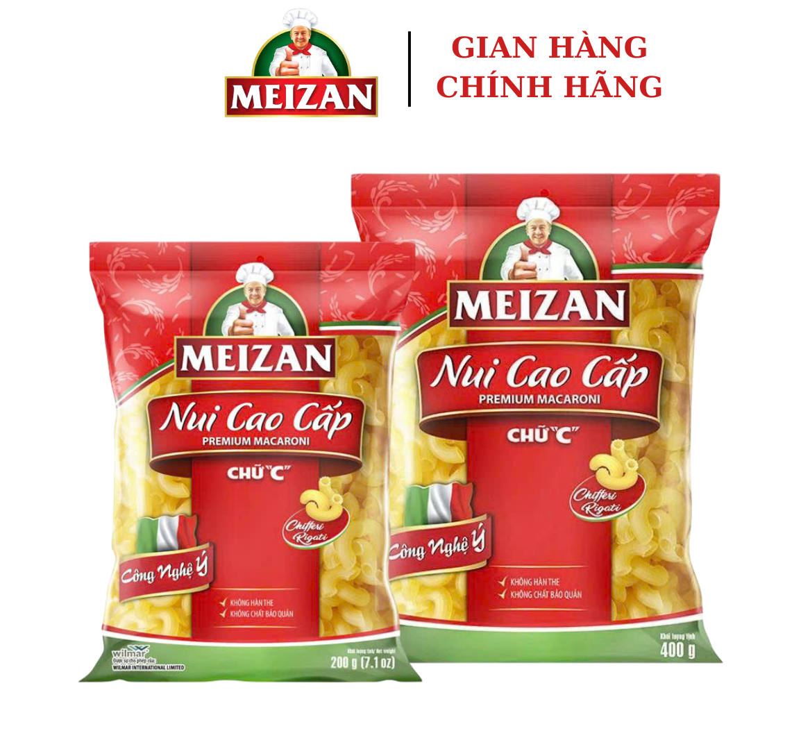 Nui Cao Cấp Meizan Hình Chữ C 200g/400g