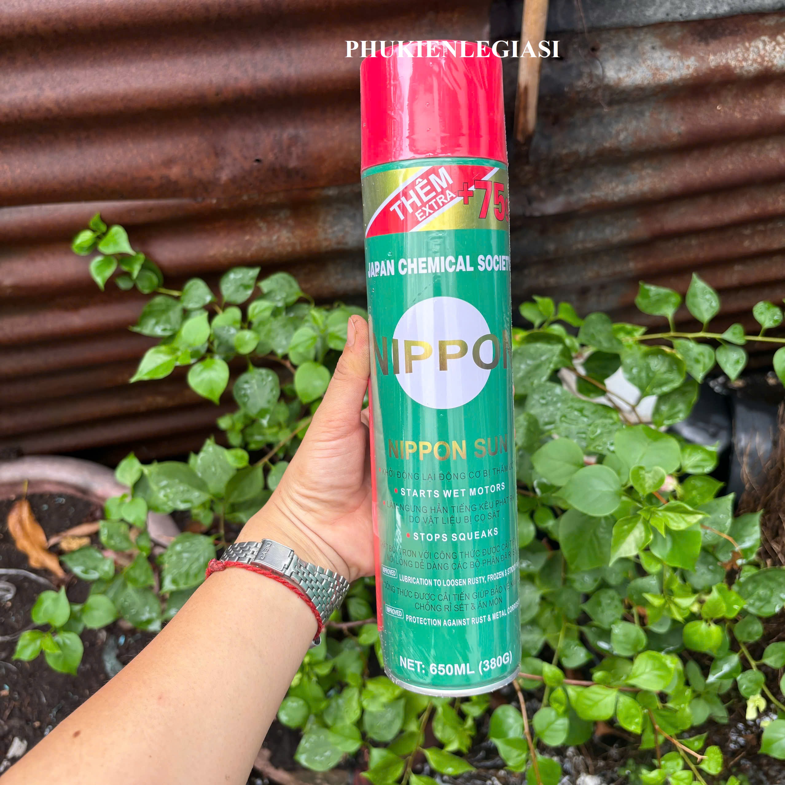 Chai Xịt Bôi Trơn Nippon Hạn Chế Rỉ Sét