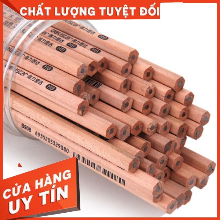 Hộp 50 bút chì gỗ 2b + tặng phần quà 32k