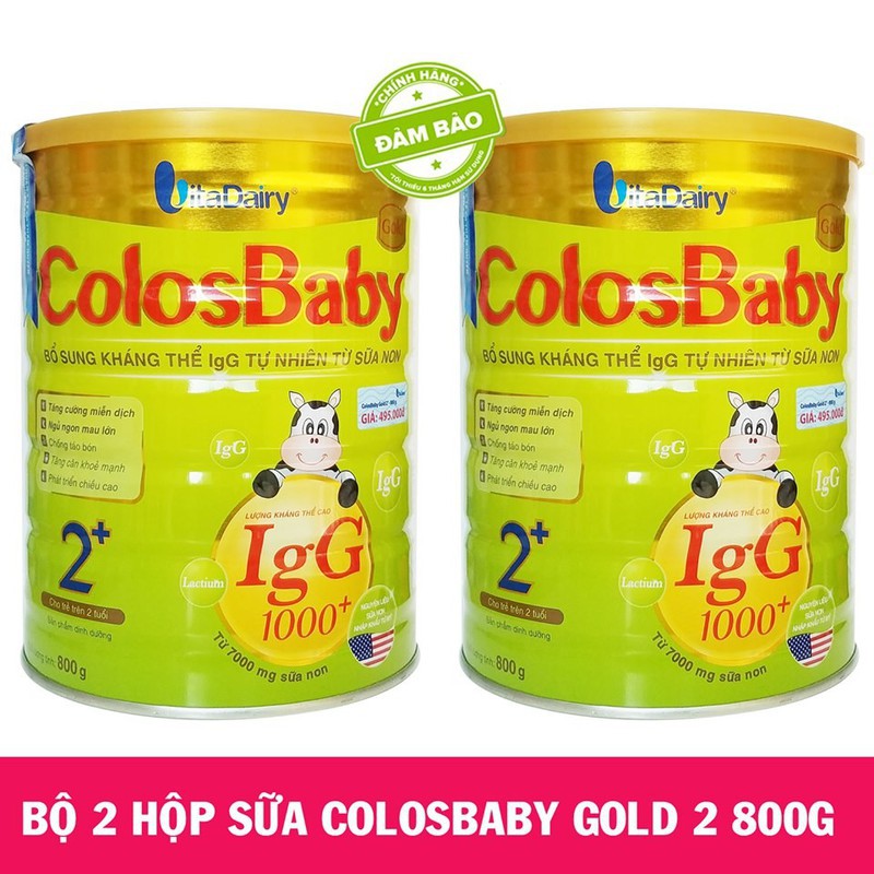 SỮA NON COLOSBABY 1000IgG 0+ LON 800G
