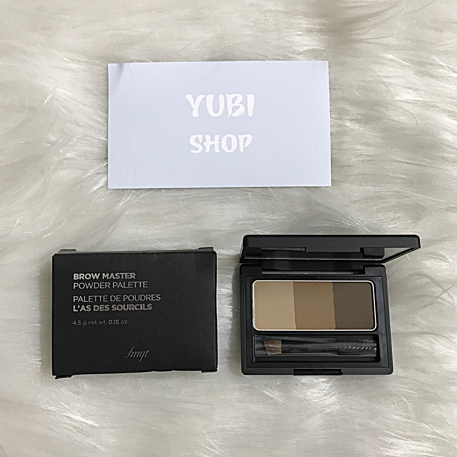 Bột tán chân mày the face shop hàn quốc brow master eyebrow kit hàng auth - 4g - yubi shop
