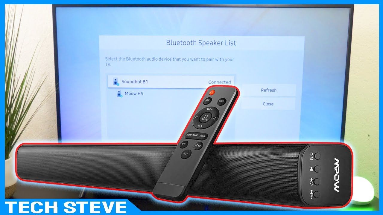 Loa Soundbar Mpow Soundhot B6 TV không dây và có dây Bluetooth 5.0 40W có điều khiển từ xa(hàng hót trên Ebay và amazon)