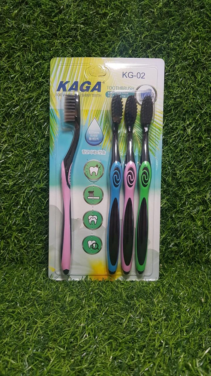 Bộ bàn chải 4 cây lông mềm kaga