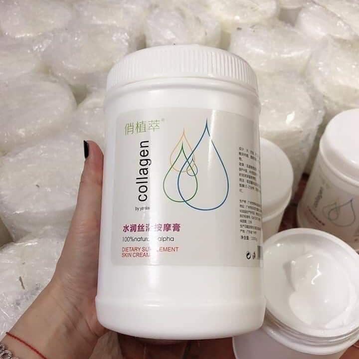 Kem massage mặt spa collagen hũ 1kg