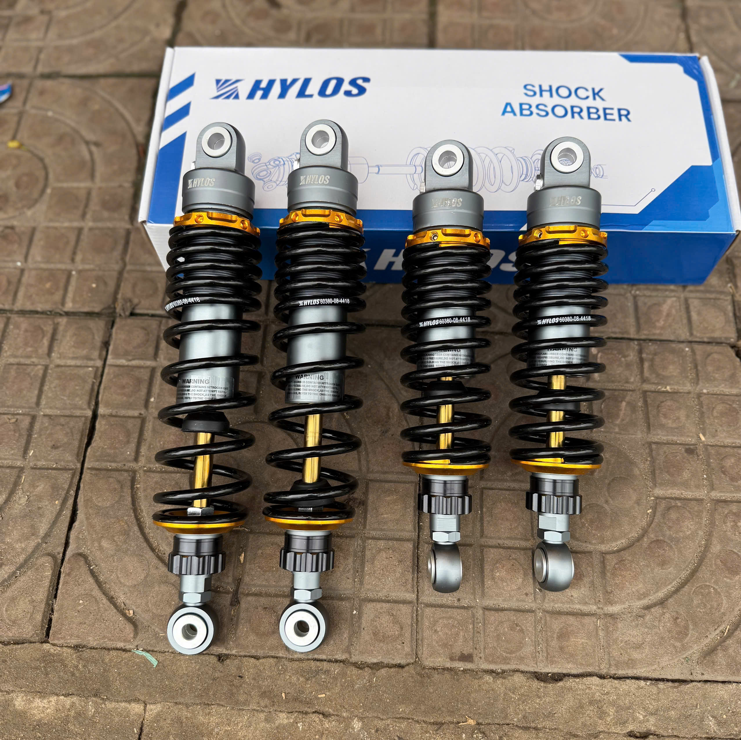  Phuộc Nitron Wave Sirus Đen Chén Vàng Mẫu Đông Nam Á 