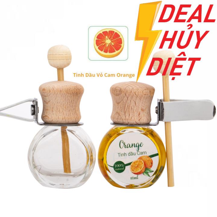 [HCM]1 Lọ khuếch tán tinh dầu treo đa năng - Tinh dầu oải hương bưởi cam sả chanh bạc hà