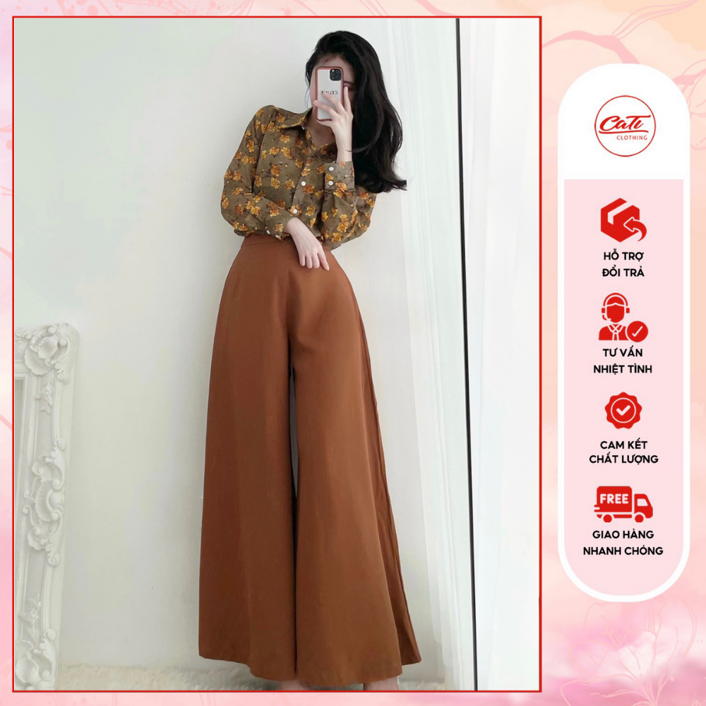 Cati quần váy nữ culottes chất vải cao cấp siêu đẹp