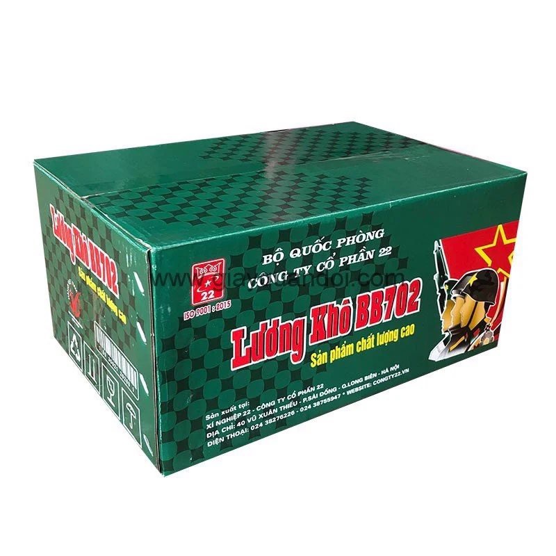 Lương khô bb702- loại 1 thùng - tphcm