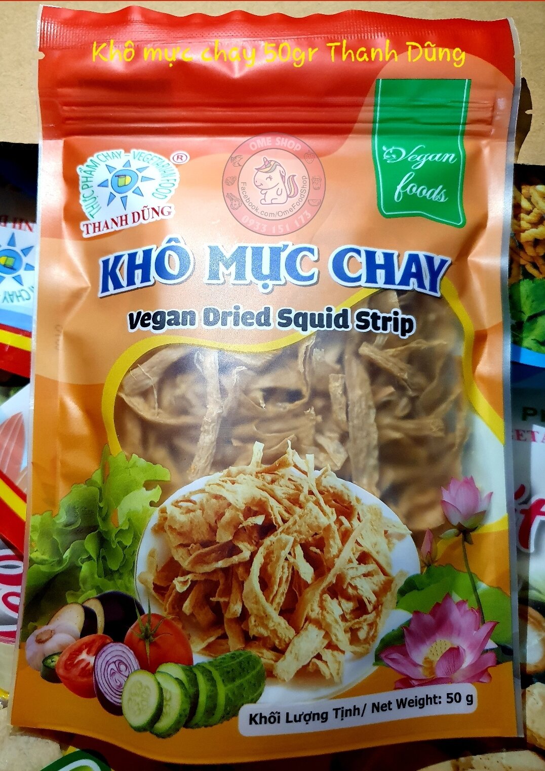 Khô mực sợi chay thanh dũng 50g
