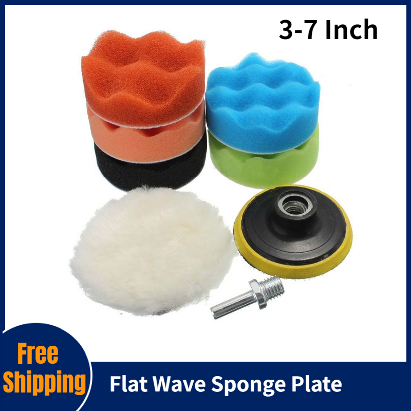 Miếng đánh bóng 8 miếng miếng đánh bóng 3/4/5/6 inch dùng để đánh bóng xe chất lượng cao bền