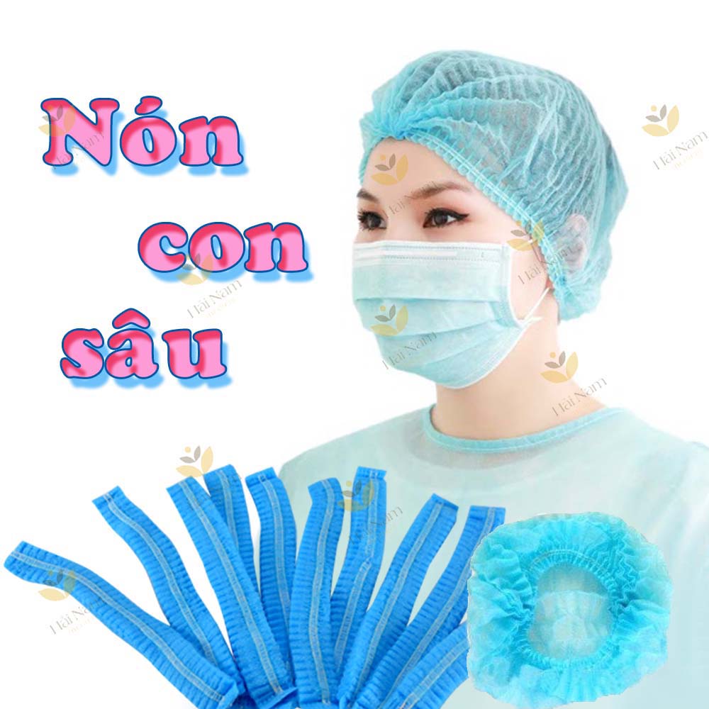 Mũ trùm đầu y tế túi 100 chiếc