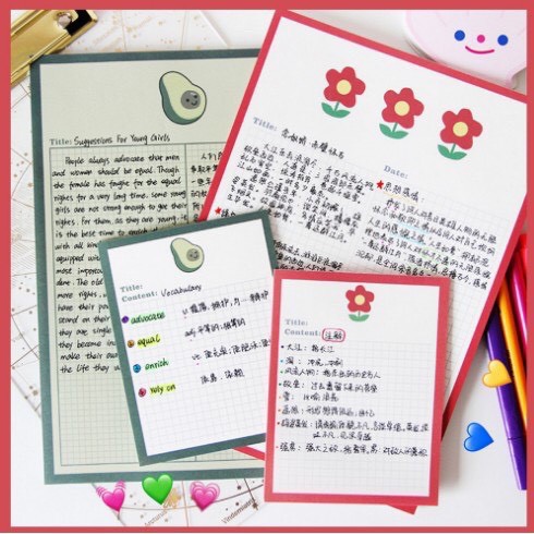 [HCM]Set 30 Giấy Ghi Chú B5 Note Xinh Xắn