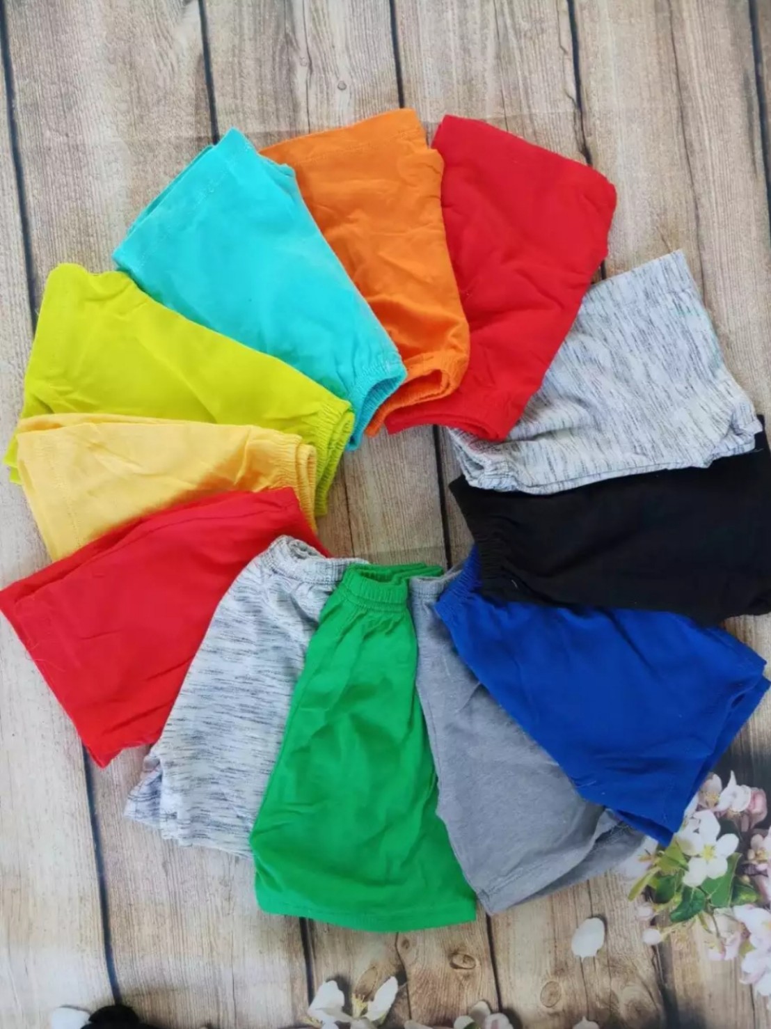combo 10 quần đùi cho bé trai , gái chất cotton xuất dư ( 6-20 kg )