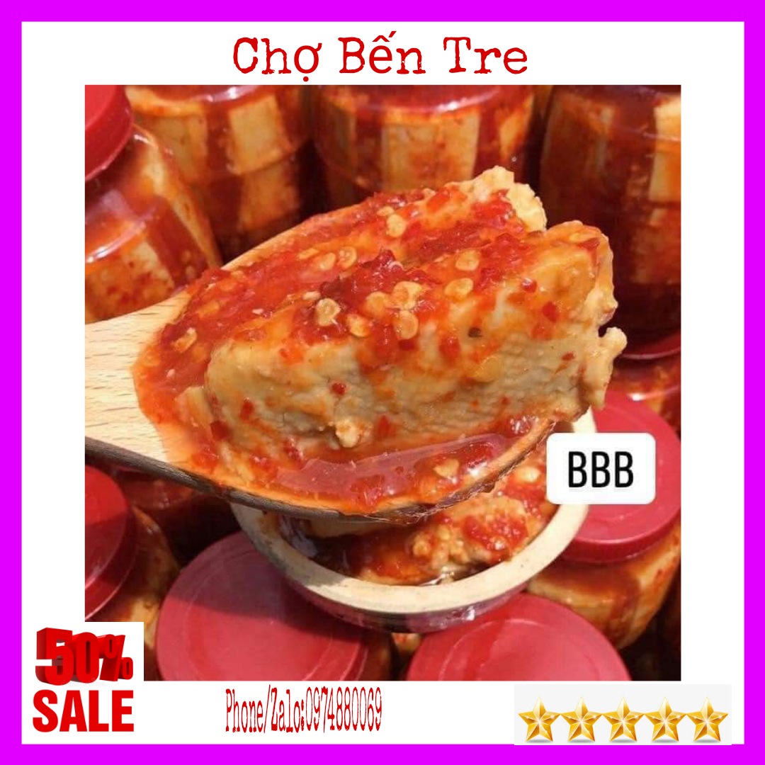 Hủ 450gr chao môn đường phèn siêu béo- chợ bến tre