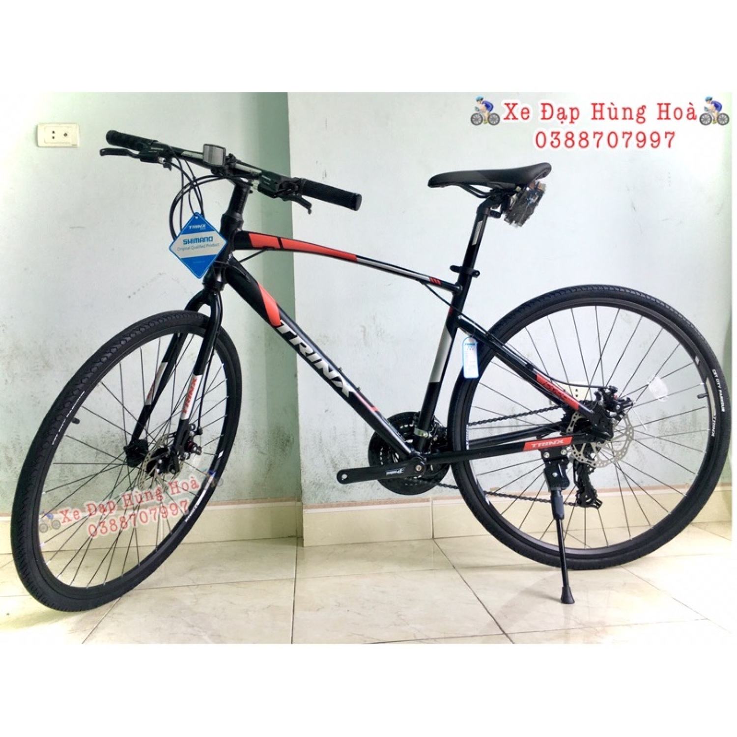 Xe đạp trinx free 2.0 2022 tặng combo 5pk đề shimano 24 speed