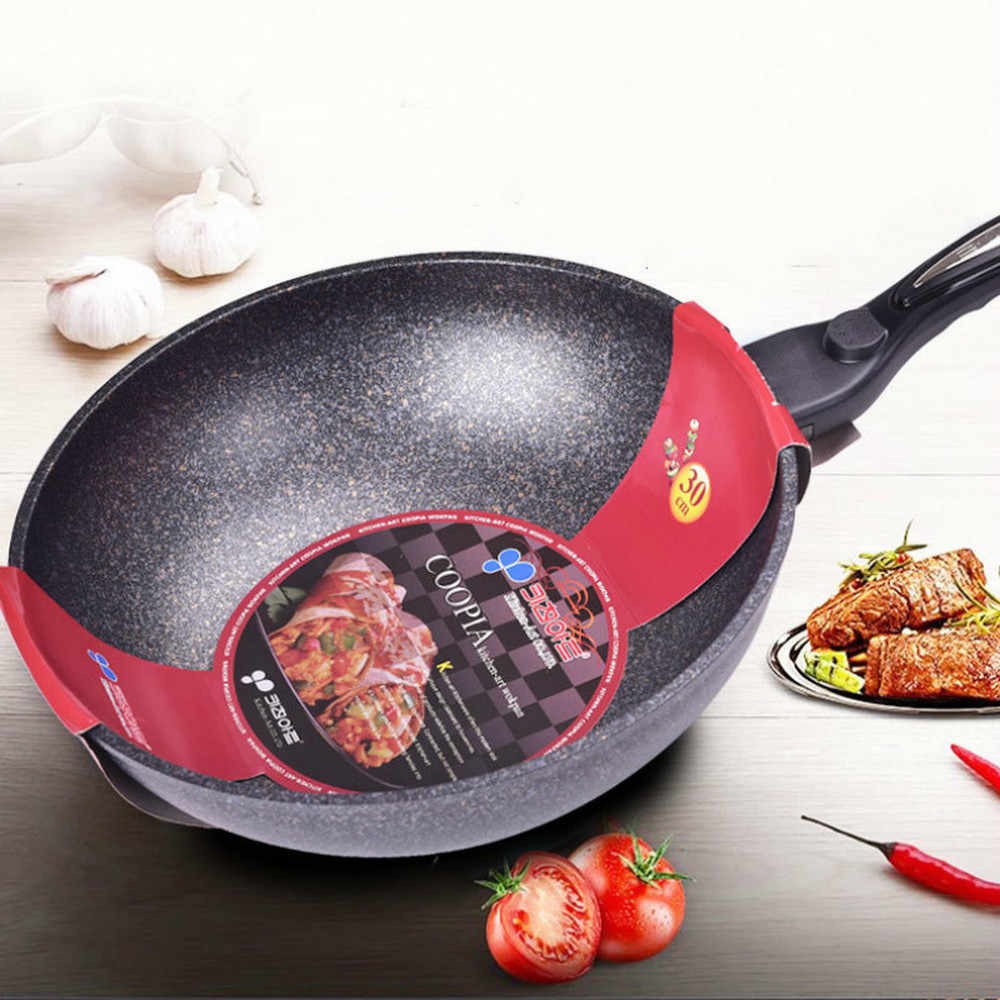 Chảo đá chống dính siêu bền sâu lòng Coopia Hàn Quốc có nắp size 32cm