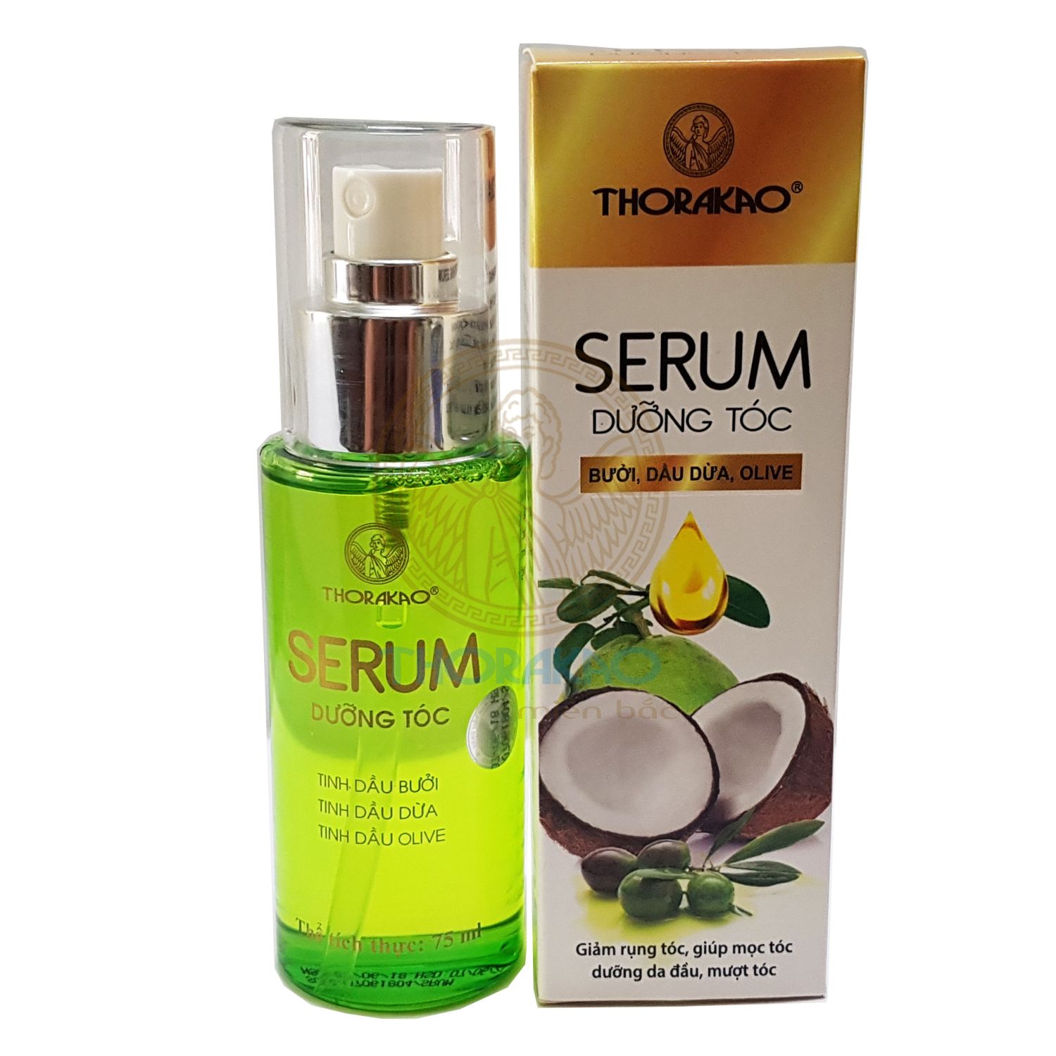 Serum kích thích mọc tóc, phục hồi tóc hư tổn Thorakao 75ml