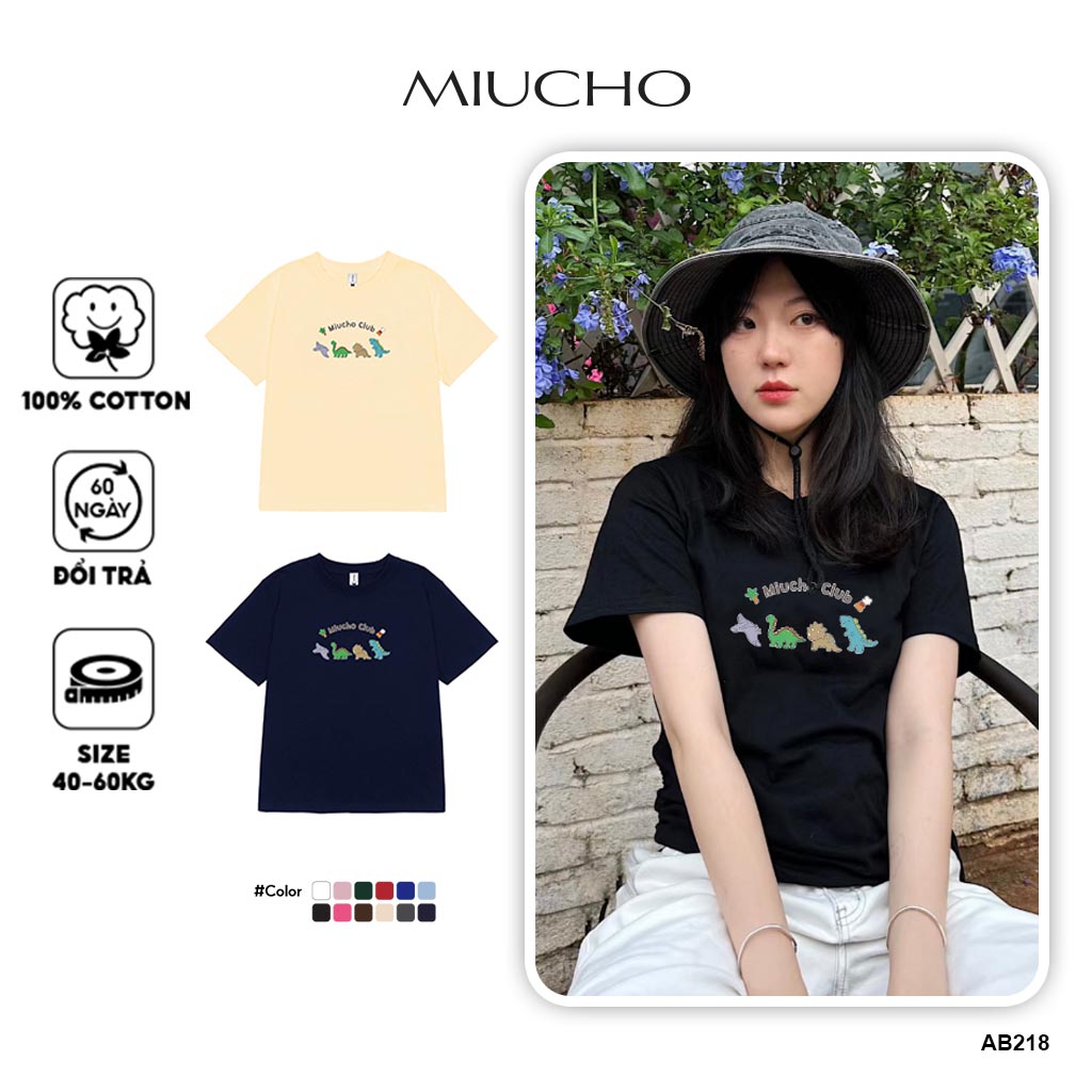 Áo baby tee AB218 Miucho in Artwork